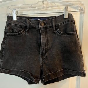 Hollister Black High Rise Short short